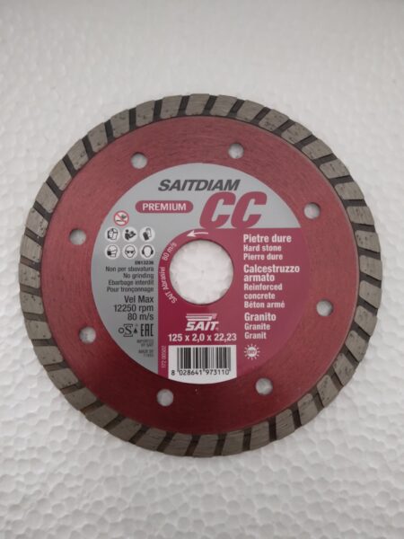 Диамантен диск SAITDIAM TURBO CC  125 x 2 x 22,23